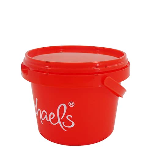 10oz. Red Bucket with Lid by Craft Smart®